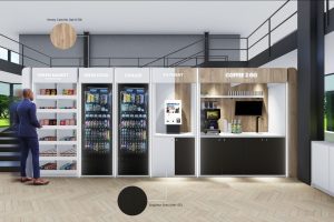 Fresh snacks, drinks, and smart checkout for offices